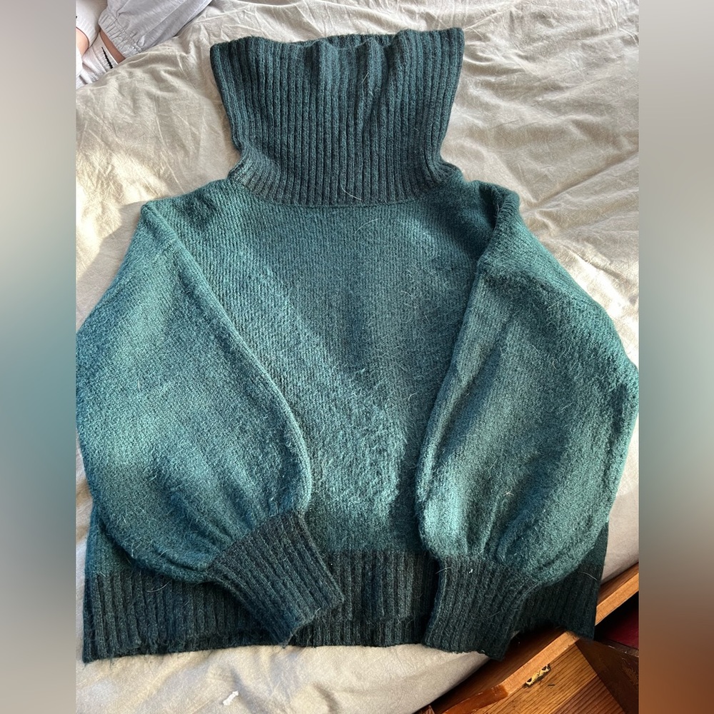 Dark teal, Large, cowl